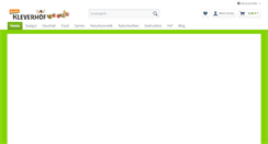 Desktop Screenshot of kleverhof.de