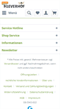 Mobile Screenshot of kleverhof.de